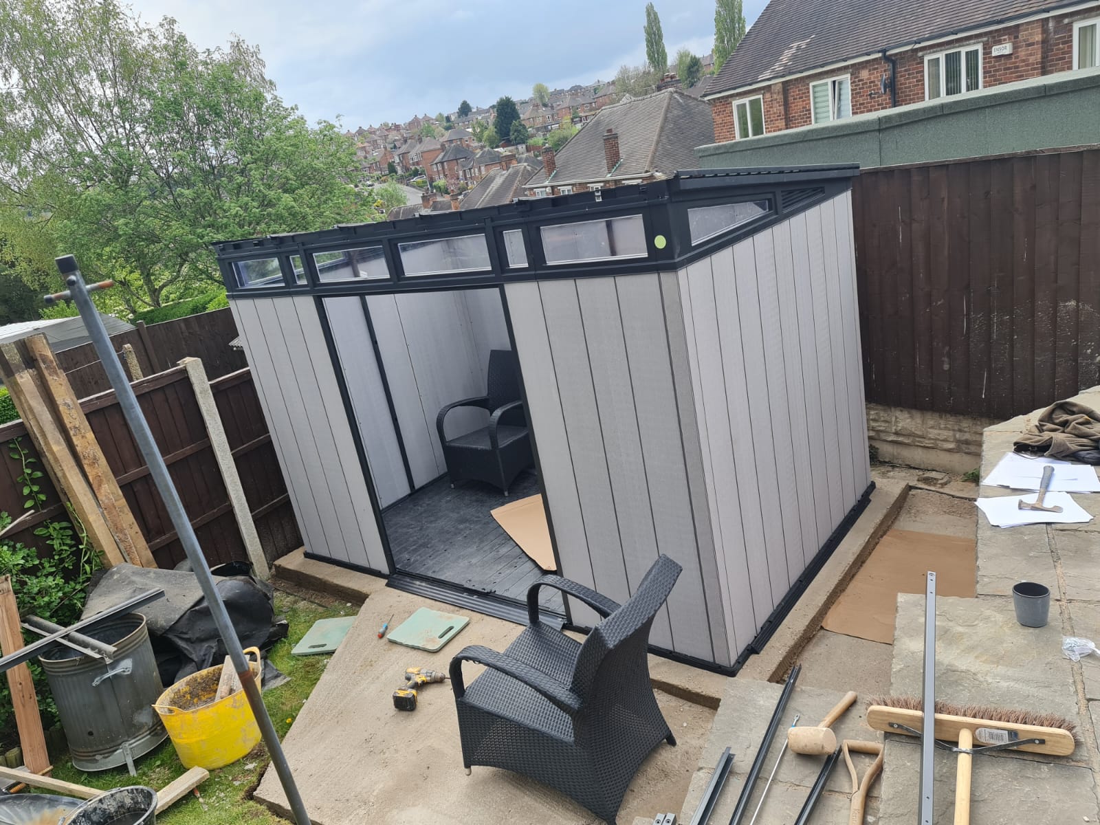 Garden Room Build - Structural Build & External Cladding 1