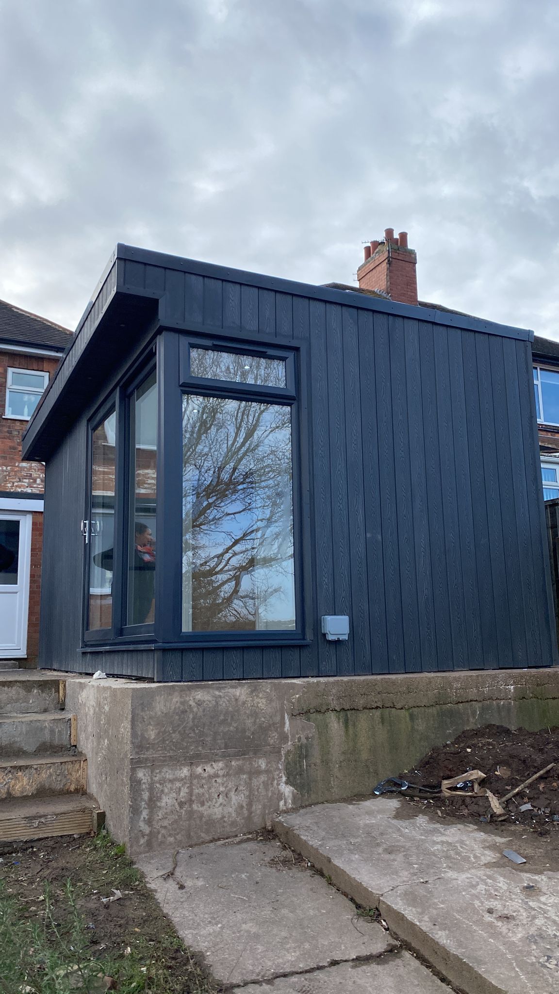 Garden Room Build - Structural Build & External Cladding 2