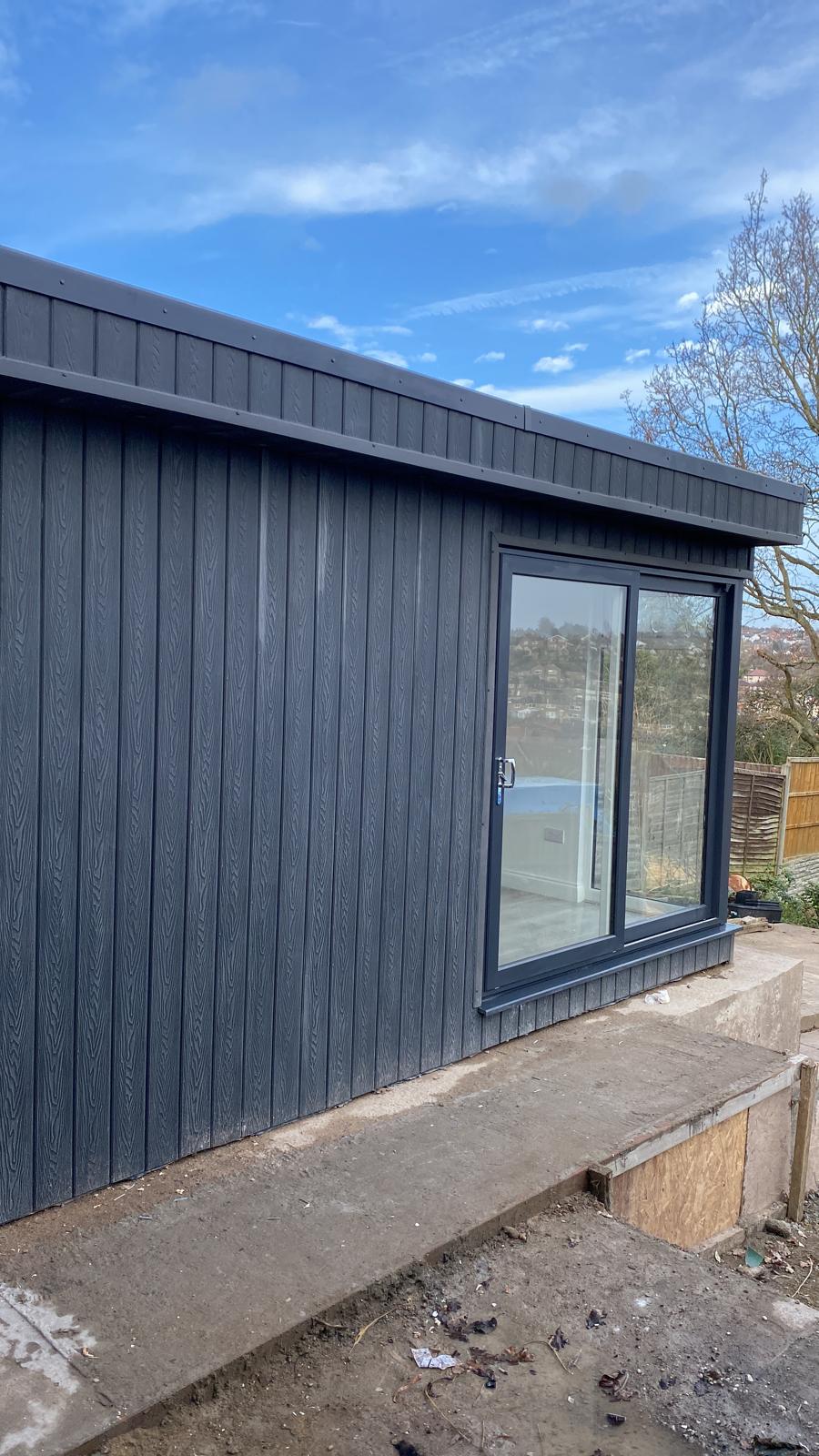 Garden Room Build - Structural Build & External Cladding 3
